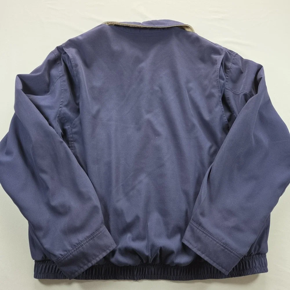 Vintage Polo Ralph Lauren Bi-Swing Windbreaker Jacket Navy Blue Men's XL 90s